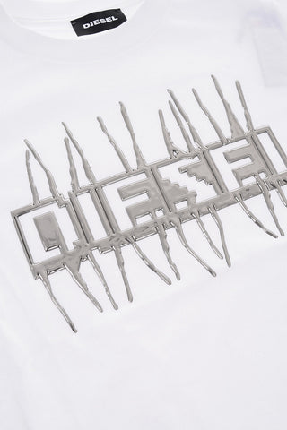 crew-neck TJUSTJ11 OVER t-shirt with embossed logo