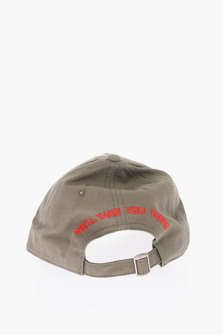 cappello baseball a tinta unita con toppe