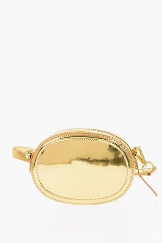 faux leather crossbody bag with removable shoulder strap