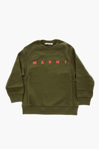 cotton crew-neck sweatshirt