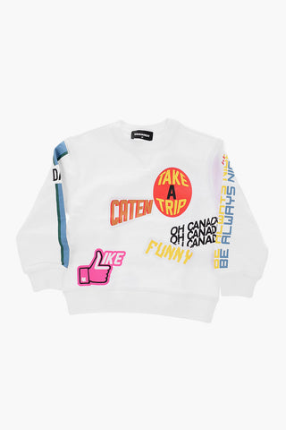 printed RELAX crew-neck sweatshirt