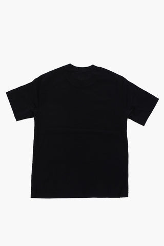 t-shirt girocollo con stampa logo