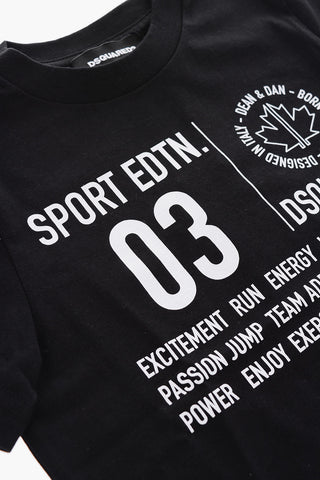 crew-neck RELAX t-shirt with print on the front