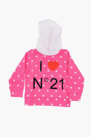 printed sweatshirt with hood