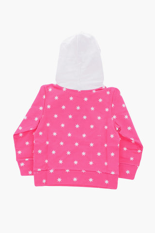 printed sweatshirt with hood