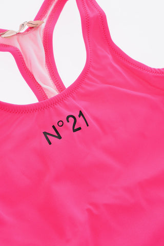 costume da bagno intero a tinta unita