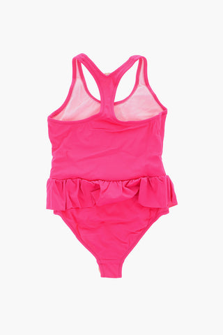 costume da bagno intero a tinta unita