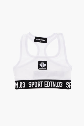 EDTN.03 logoed bad crop top