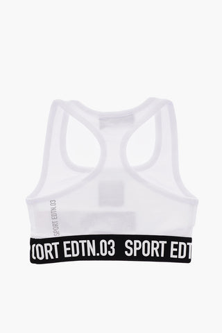 EDTN.03 logoed bad crop top
