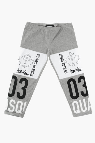 leggings bicolore stampati