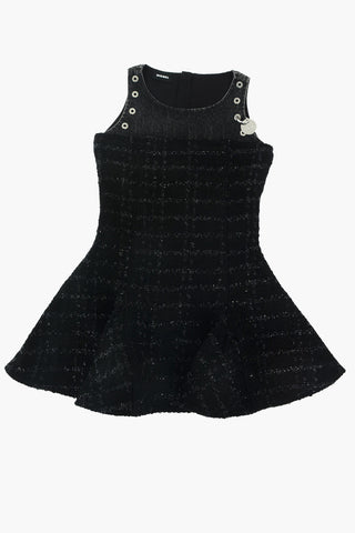 sleeveless DNAKELLA dress with denim details