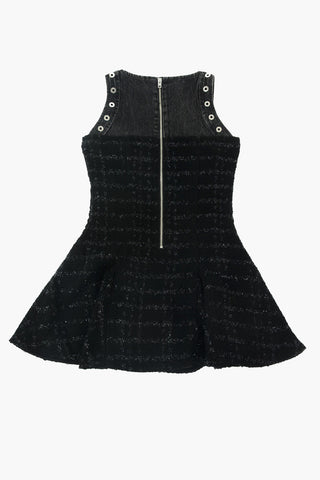 sleeveless DNAKELLA dress with denim details