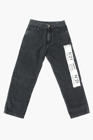 jeans with side print