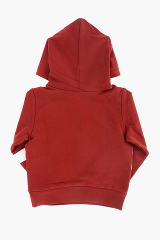 front maxi love printed sweatshirt with hood