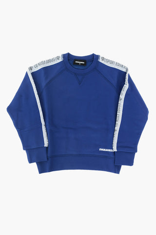 crew-neck COOL FIT sweatshirt with perfored details