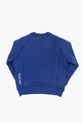crew-neck COOL FIT sweatshirt with perfored details