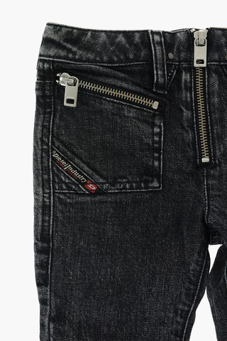 frayed hem D-EARLIE-J boot cut jeans