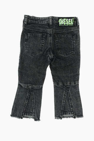 frayed hem D-EARLIE-J boot cut jeans