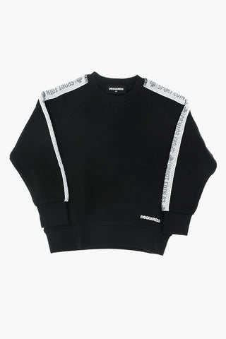 crew-neck COOL FIT sweatshirt with contrasting side bands