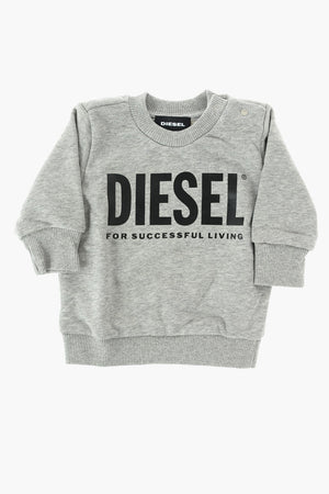 cotton SCREWDIVISION crew-neck sweatshirt with logo print