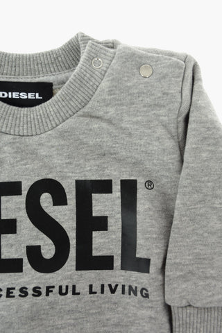cotton SCREWDIVISION crew-neck sweatshirt with logo print