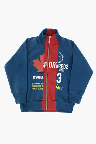felpa COOL FIT in cotone con chiusura zip
