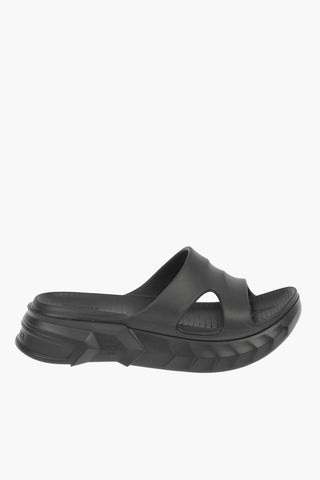 Rubber MARSHMALLOW Slides with Statement Sole