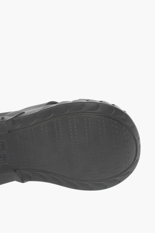 Rubber MARSHMALLOW Slides with Statement Sole