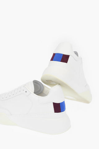 Embossed Logoed Sneakers with Iconic Three Stripes Detail