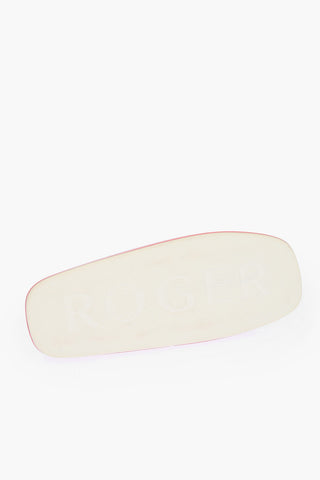 Patent Leather Slides with Coated Buckle