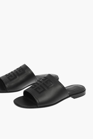 Slides in Pelle con Logo Mesh 4G 