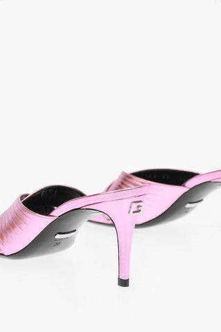Slides in Nappa Specchiata 7,5 cm