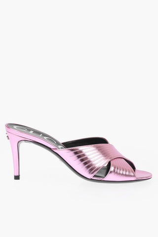 Slides in Nappa Specchiata 7,5 cm