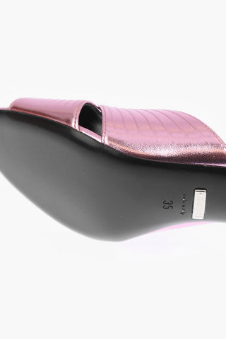 Slides in Nappa Specchiata 7,5 cm