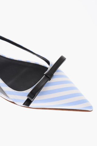 striped Point Toe Ballet flats