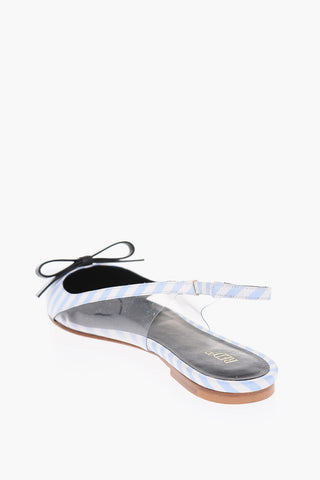striped Point Toe Ballet flats