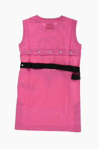 sleeveless crew-neck DFAIRY dress