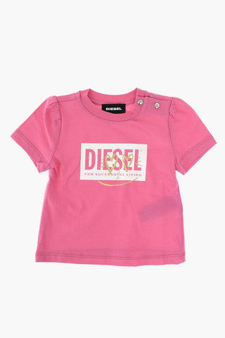 crew-neck TRIDGEB t-shirt with logo print