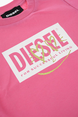 crew-neck TRIDGEB t-shirt with logo print