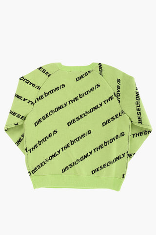 all over logo KDAVIS crew-neck sweater