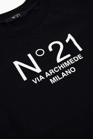 crew-neck t-shirt with print