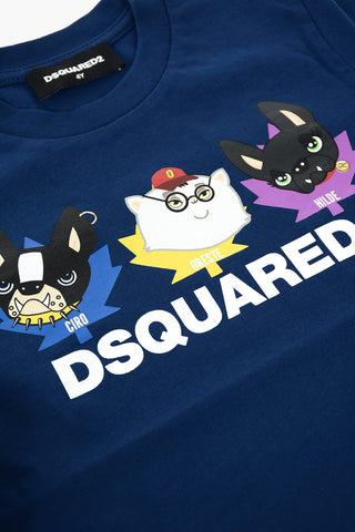 crew-neck t-shirt with print