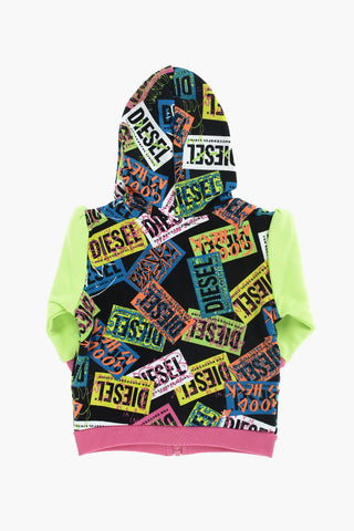 printed 2 pockets SIRENIAB sweatshirt with hood
