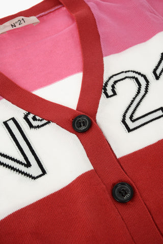 v-neck cotton cardigan