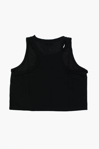 crew-neck TYLLINA top with print on the front