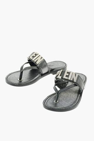 sandali infradito in pelle