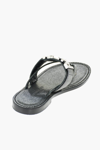 sandali infradito in pelle