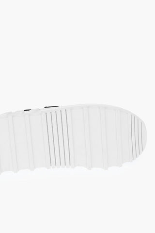 Logo Velcro Fastening Fabric Platform Sneakers