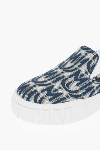 Monogram Canvas Slip-on Sneakers
