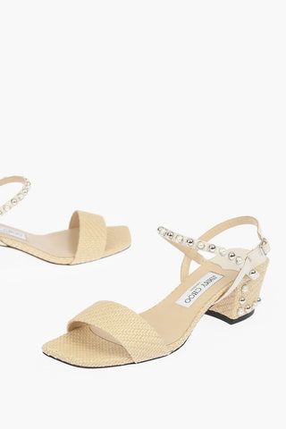 Bead AADRA Raffia Sandals 5cm